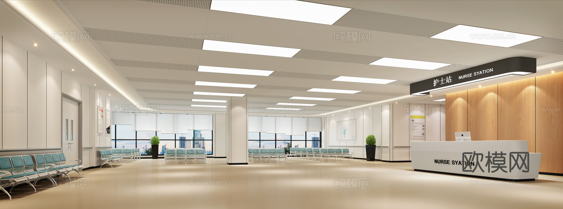 北欧医院 VIP就诊等候区3d模型
