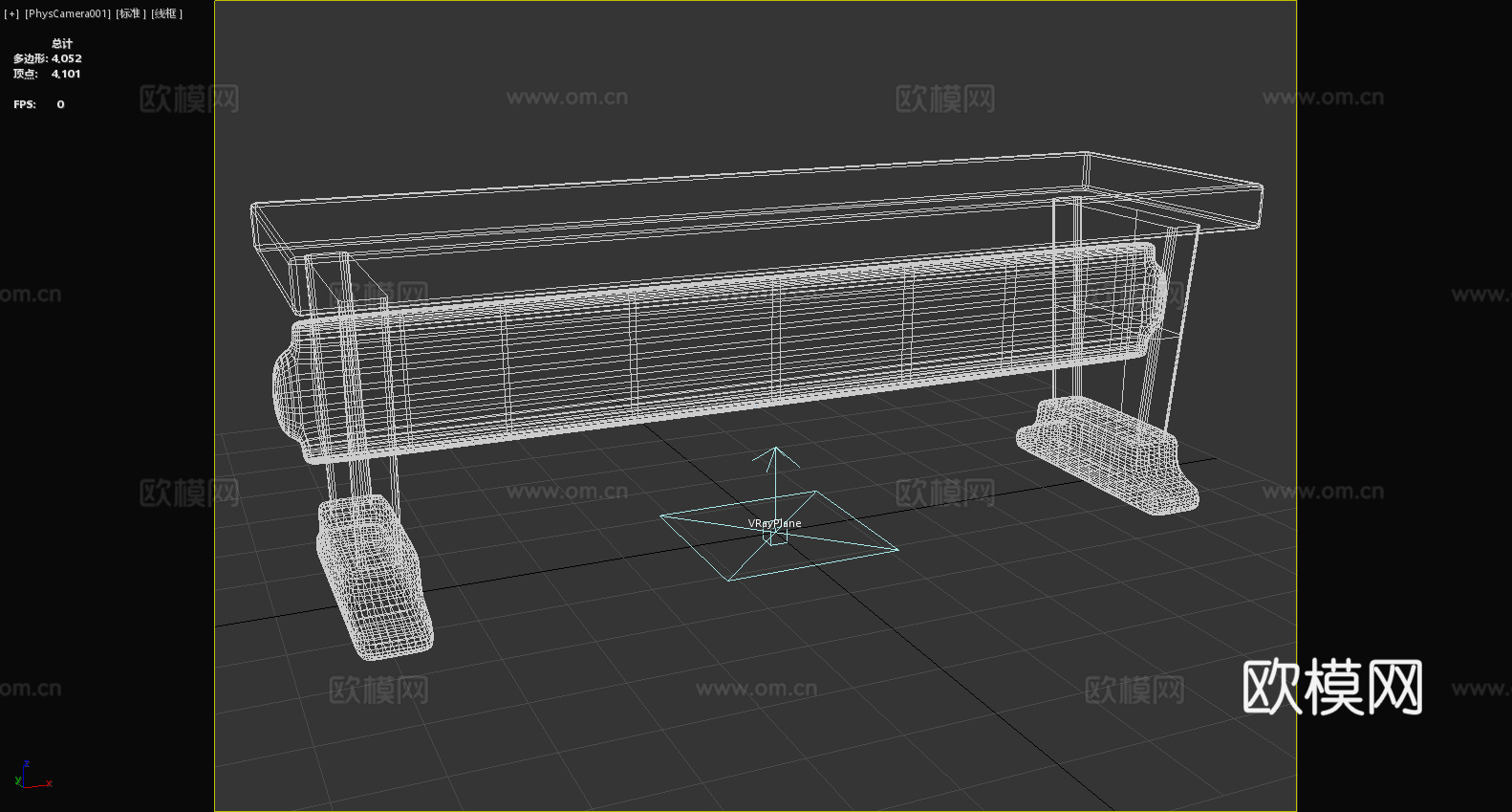 凳子 木凳 长凳 坐凳 板凳3d模型