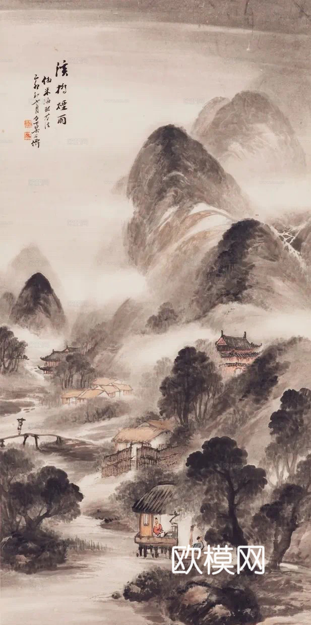 新中式壁画/挂画