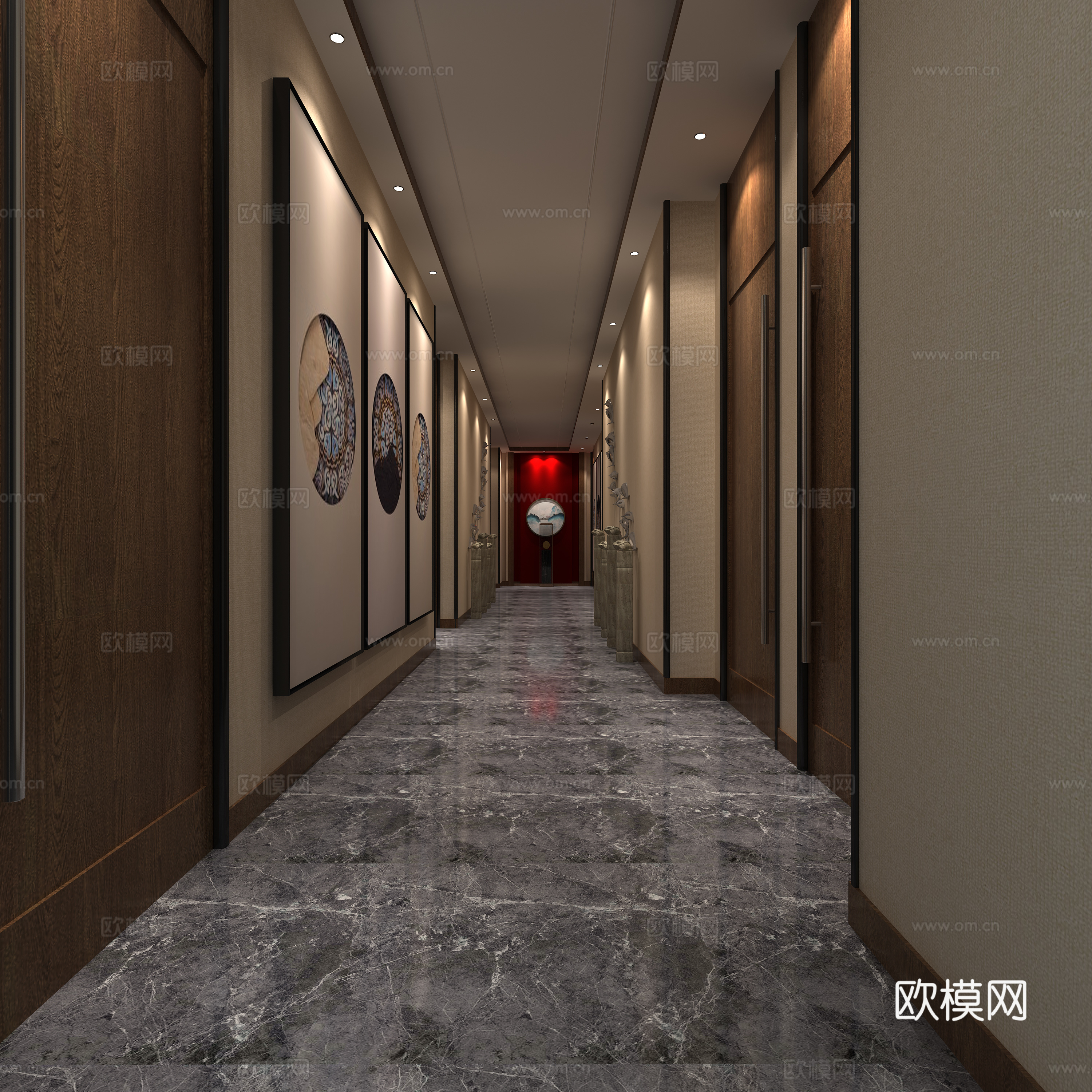 走廊3d模型