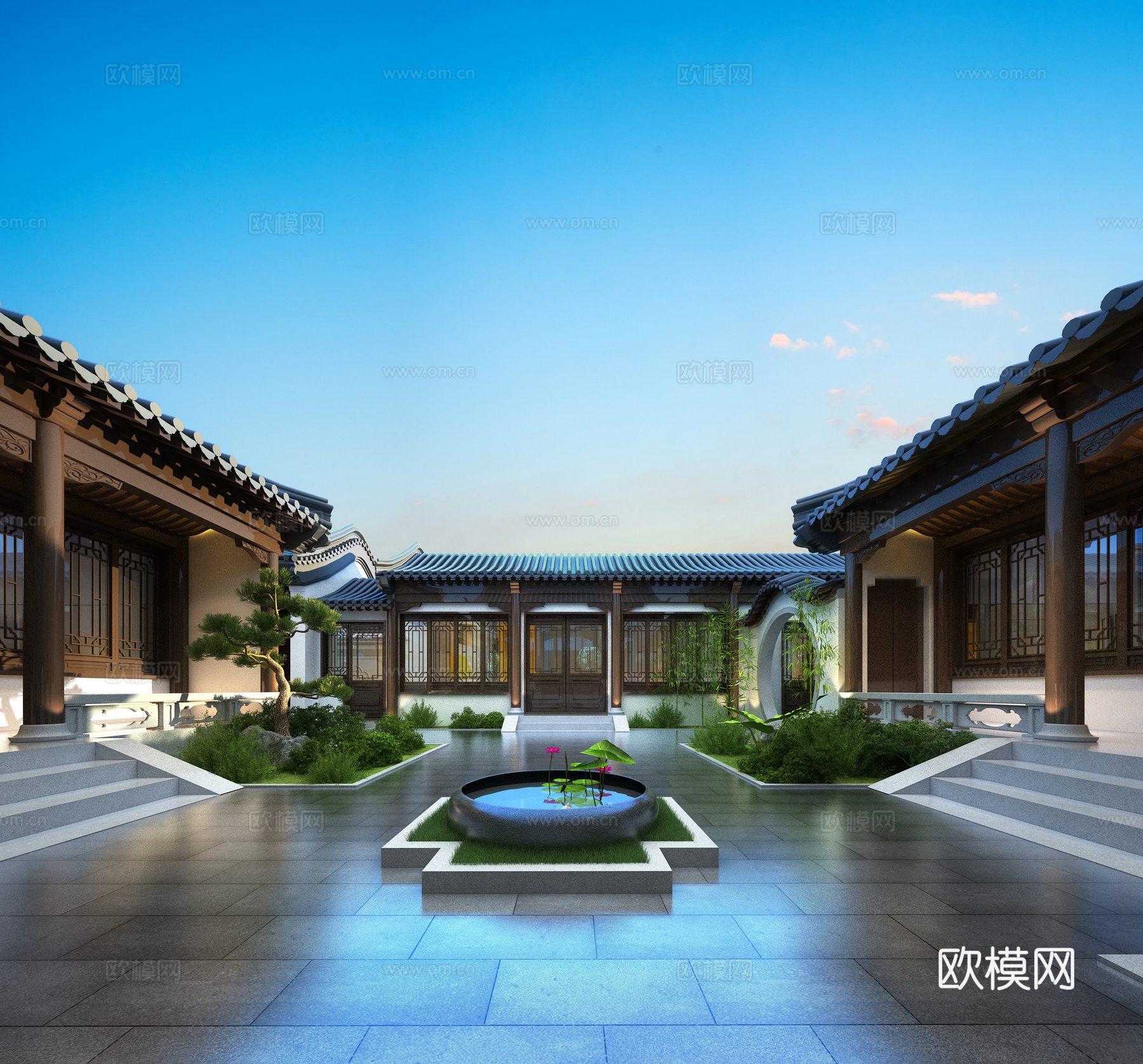 四合院3d模型