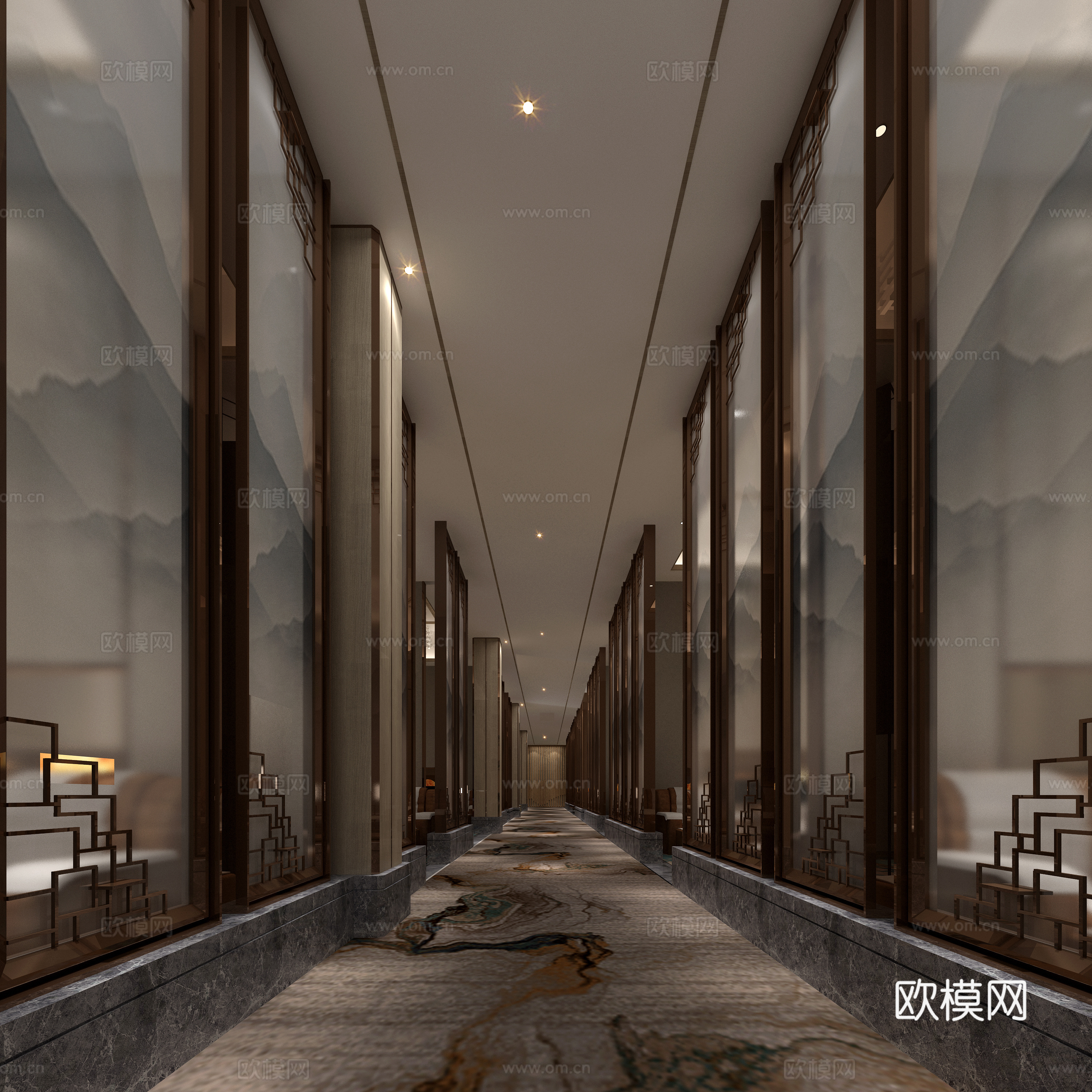 休息区免费3d模型下载（渲染图2）