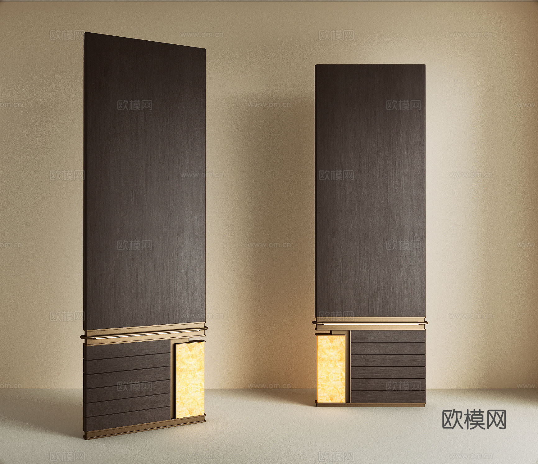 现代酒店隔断 屏风 玄关隔断 木质隔断 壁灯隔断 卧室隔断3d模型