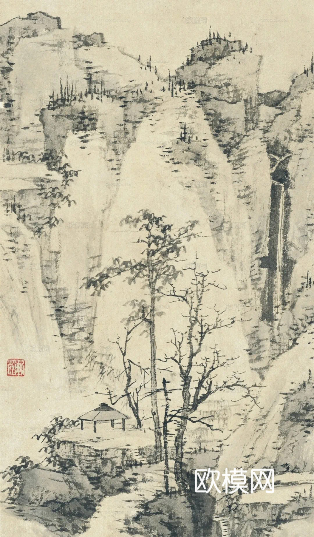 新中式壁画/挂画