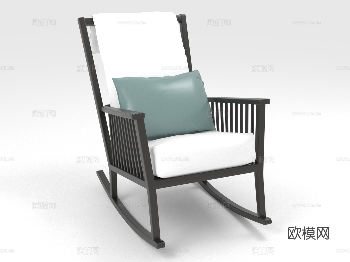 摇椅 扶手椅 休闲椅 户外椅 庭院椅3d模型
