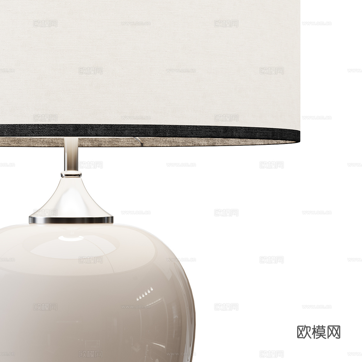 现代意式轻奢台灯3d模型