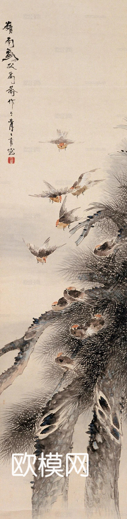新中式壁画/挂画