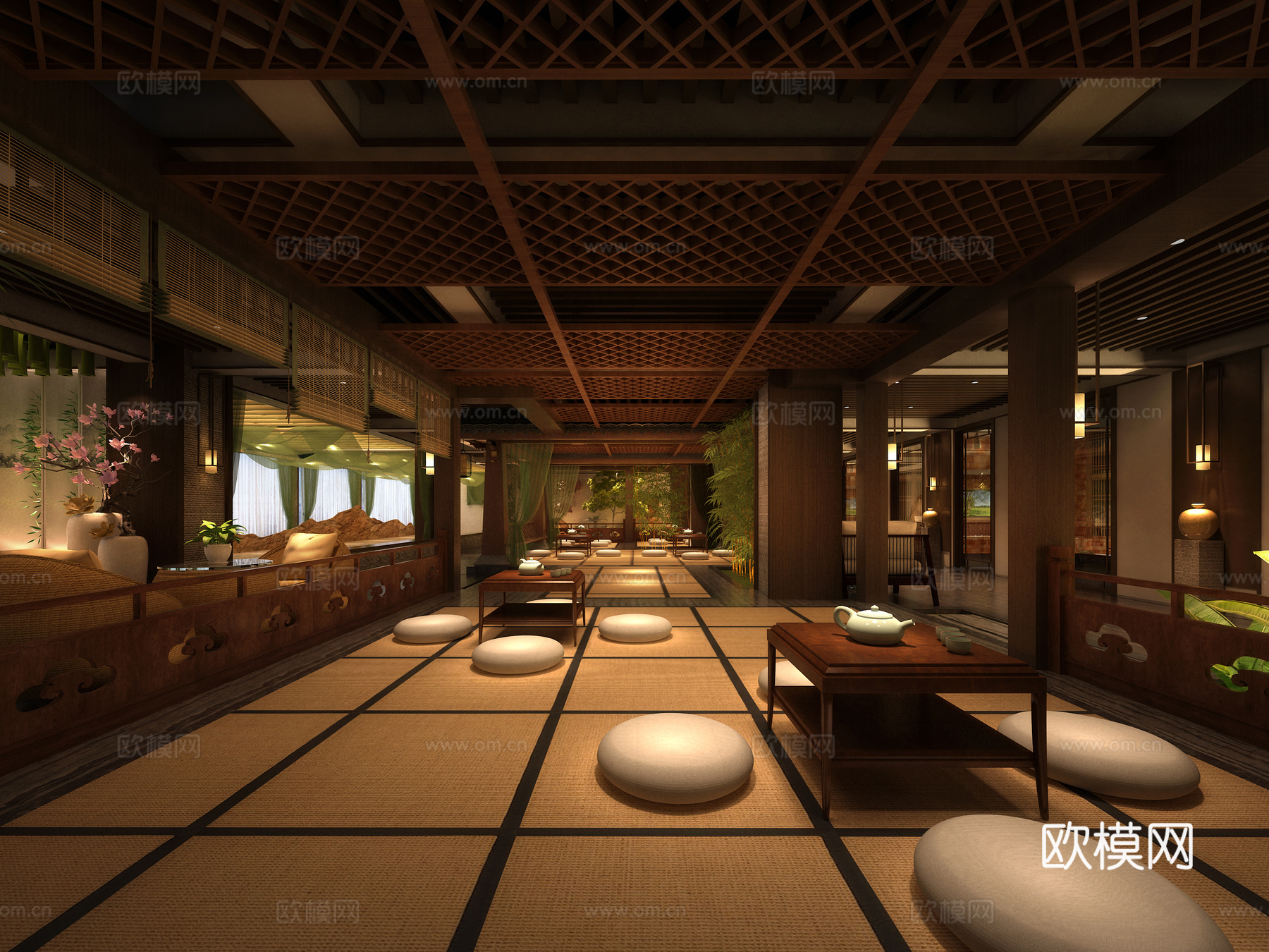 休闲区免费3d模型