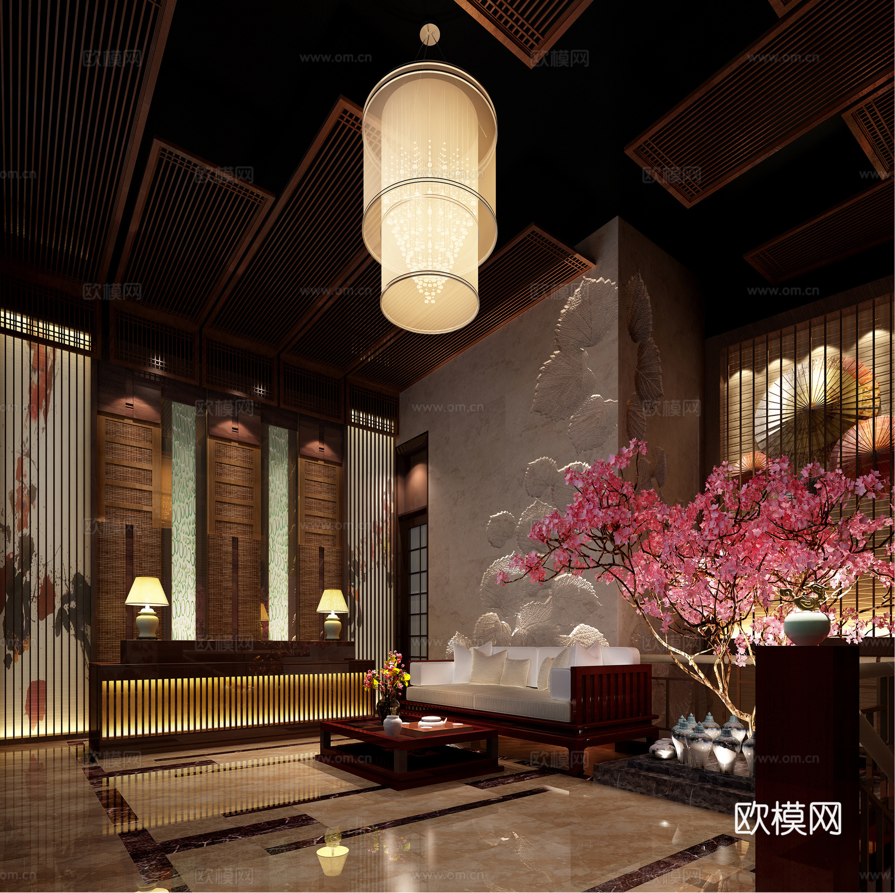 大堂3d模型
