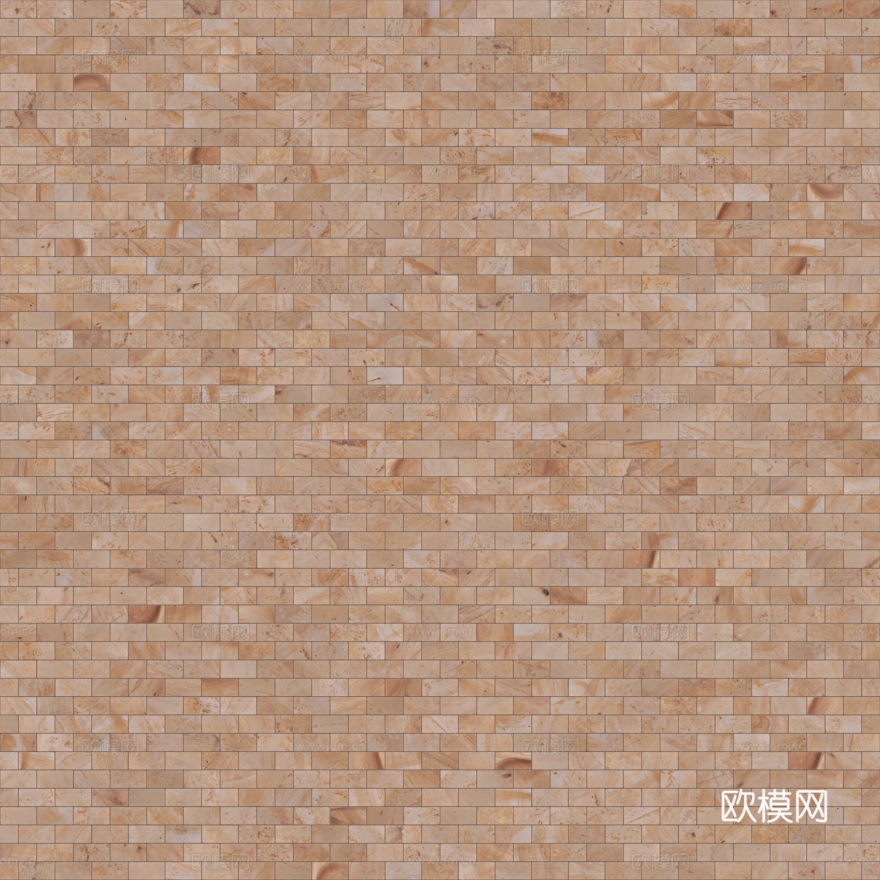 无缝素色棕色文化石大理石 棕色复古错缝石材墙砖地砖