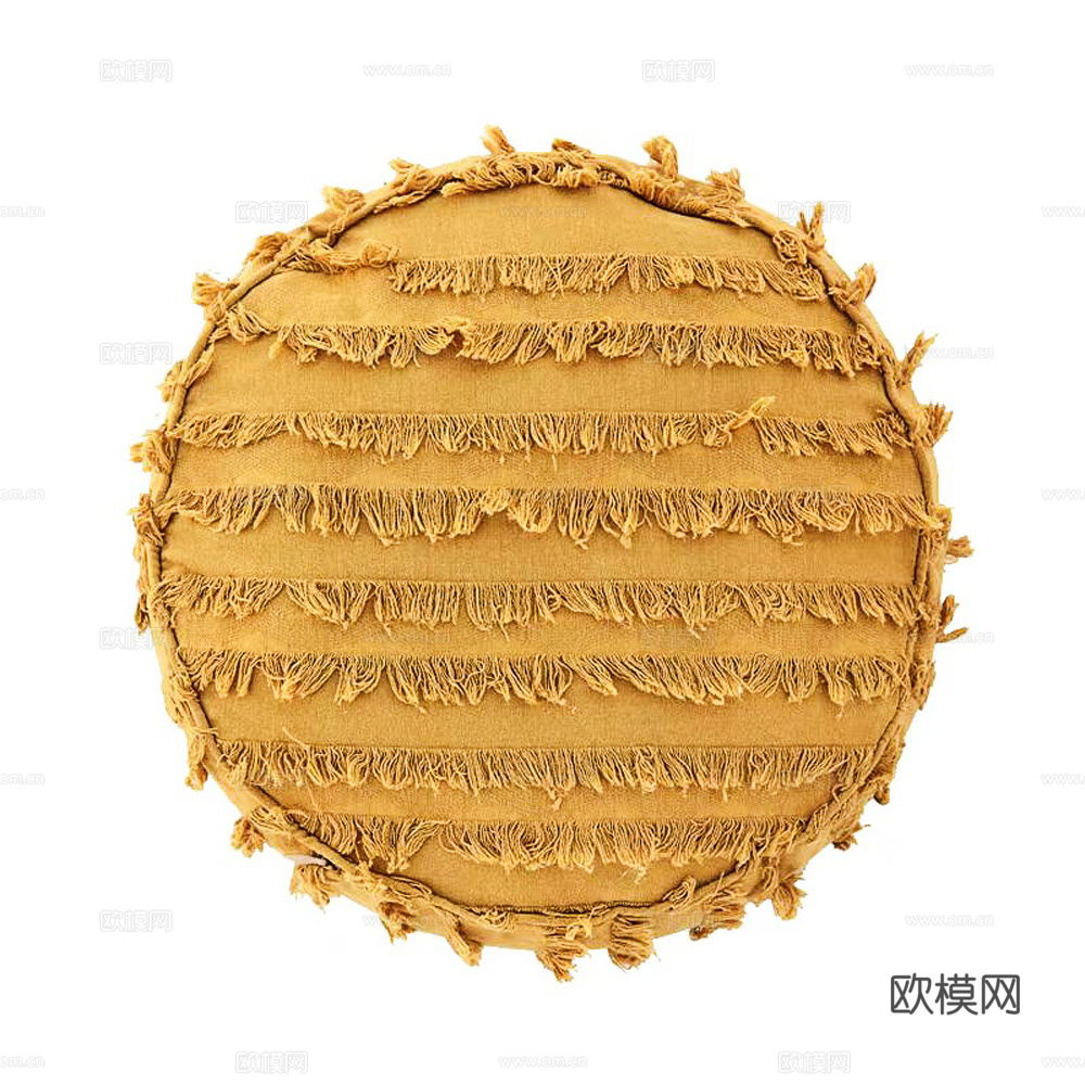 现代抱枕 枕头 布艺抱枕 圆形抱枕