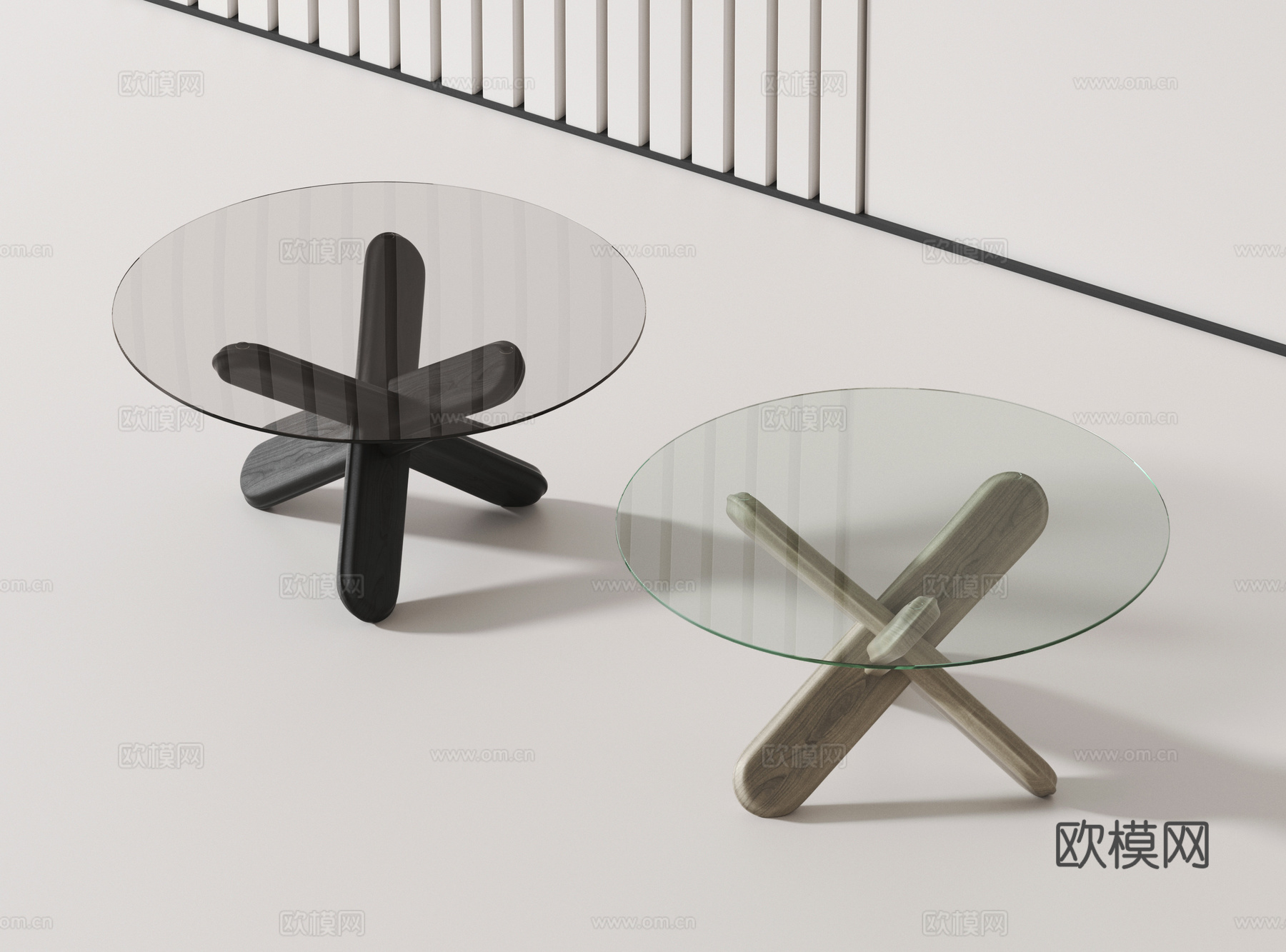 现代茶几咖啡桌3d模型