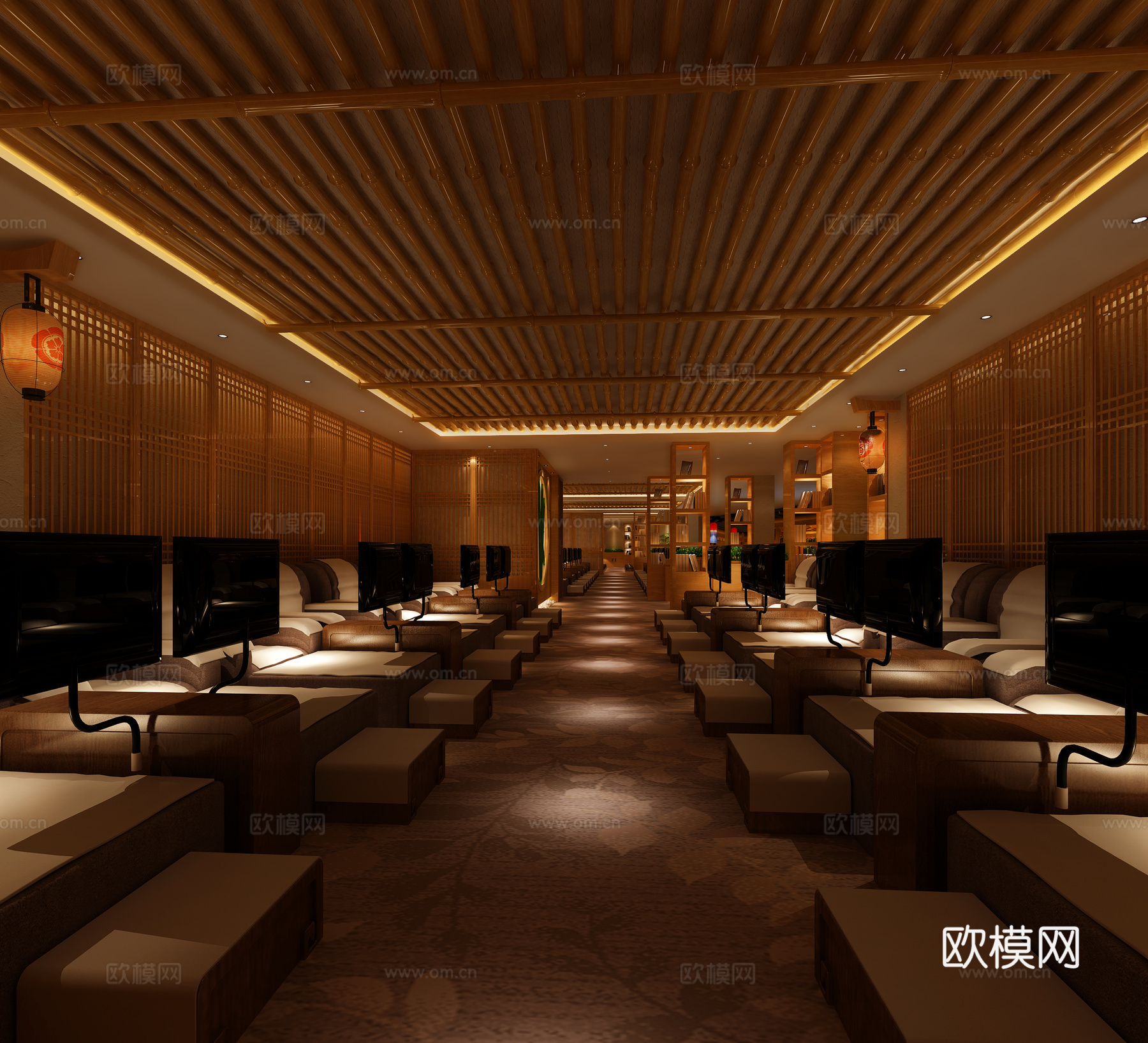 ： 休息区3d模型