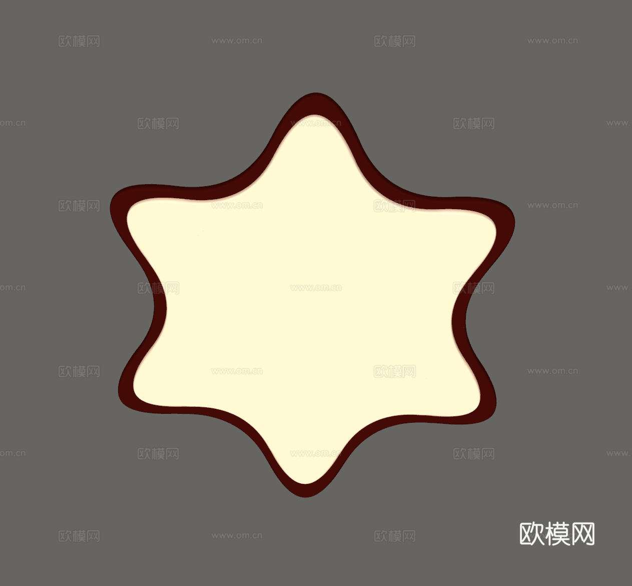 吸顶灯 现代奶油风吸顶灯 儿童吸顶灯su模型