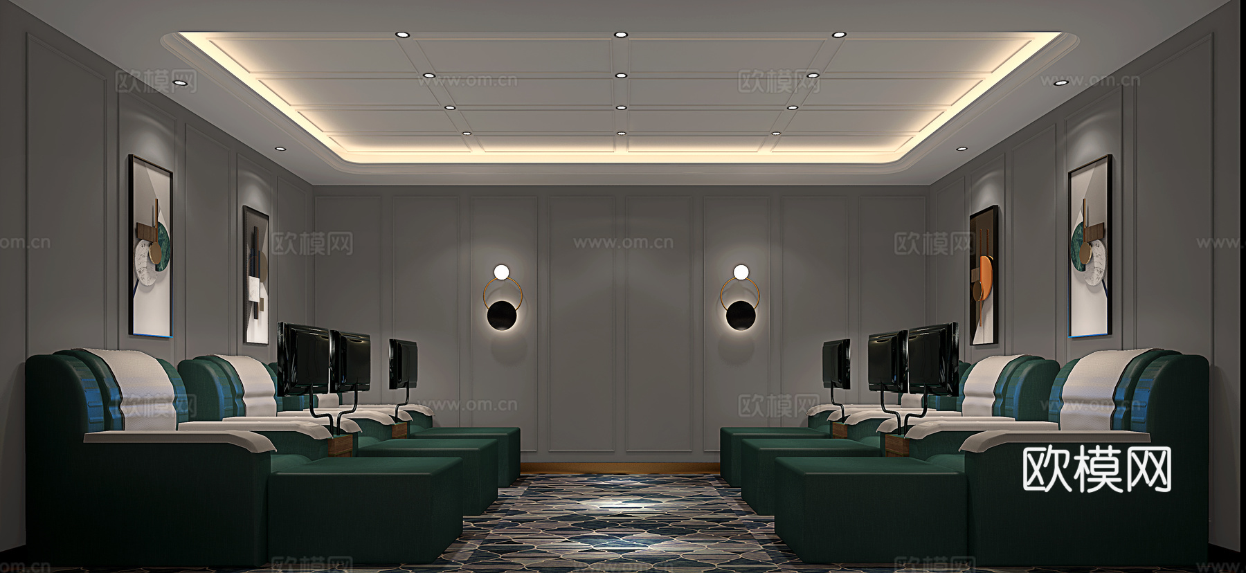 休息区免费3d模型下载