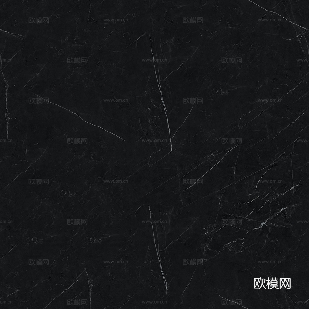 无缝极简黑白根大理石 黑色大理石岩板