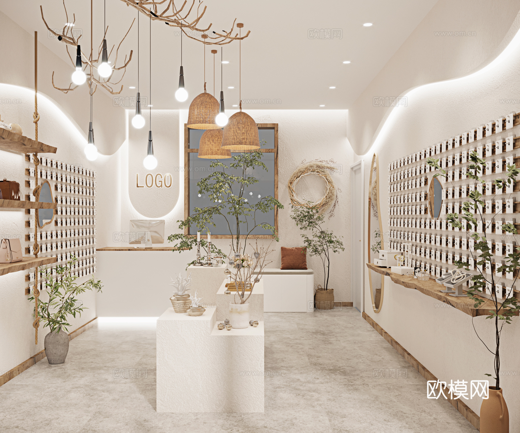 饰品店3d模型