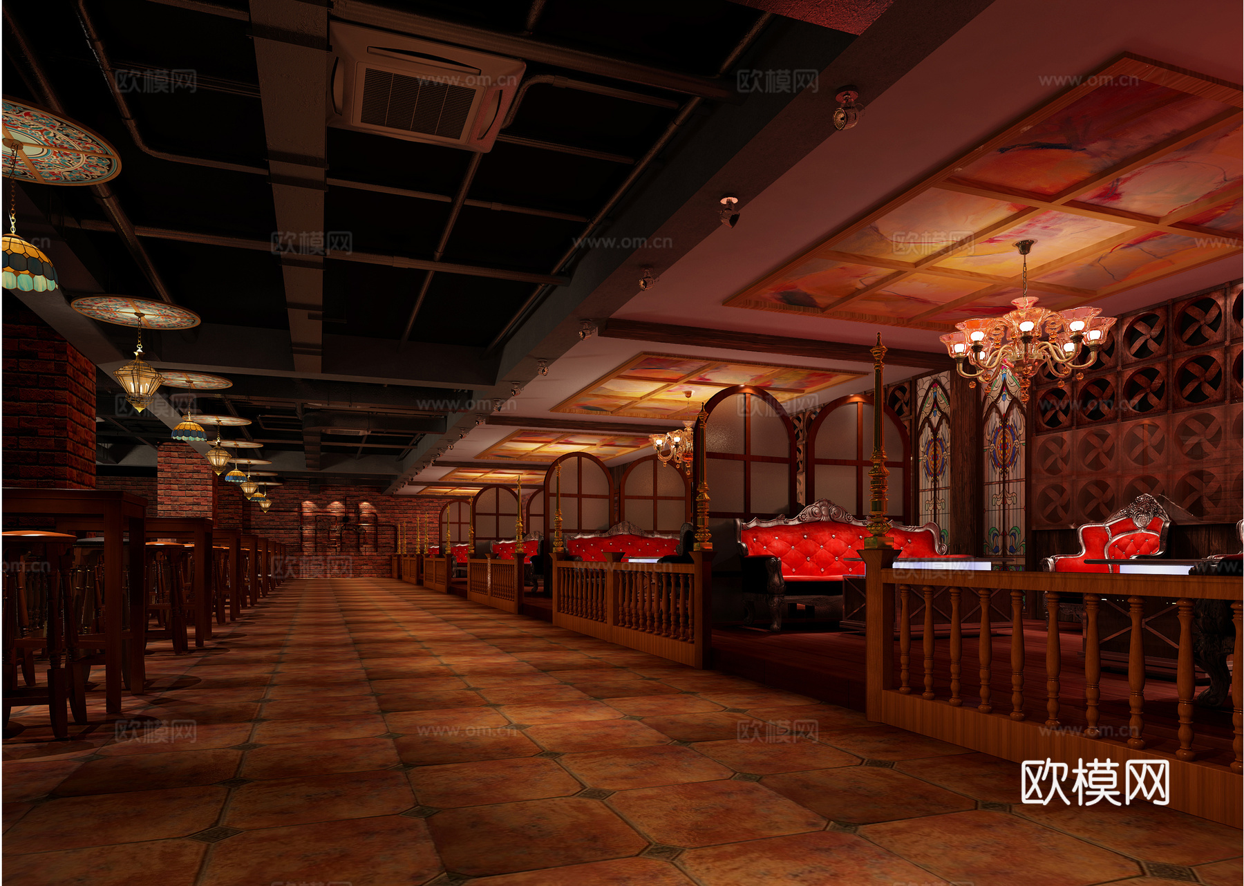 酒吧3d模型