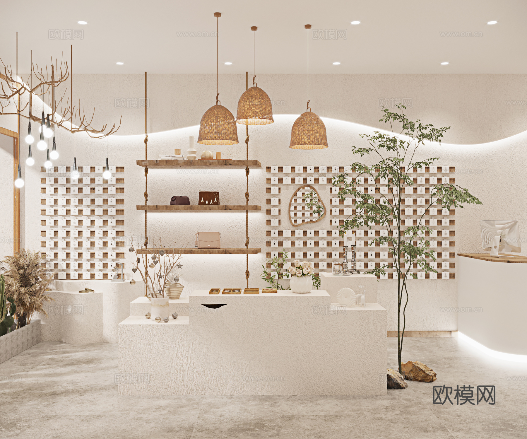 饰品店3d模型