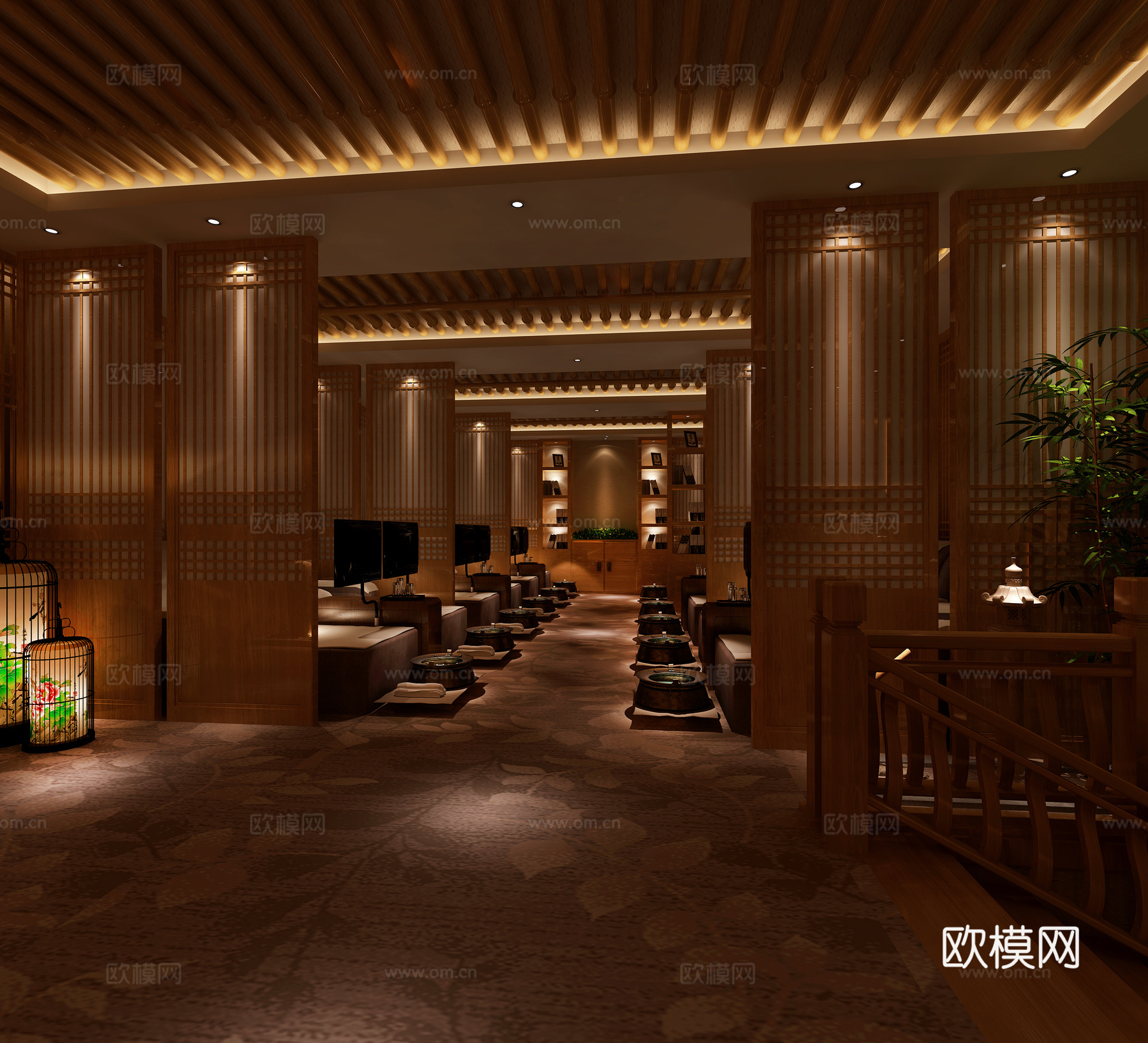 ： 休息区3d模型