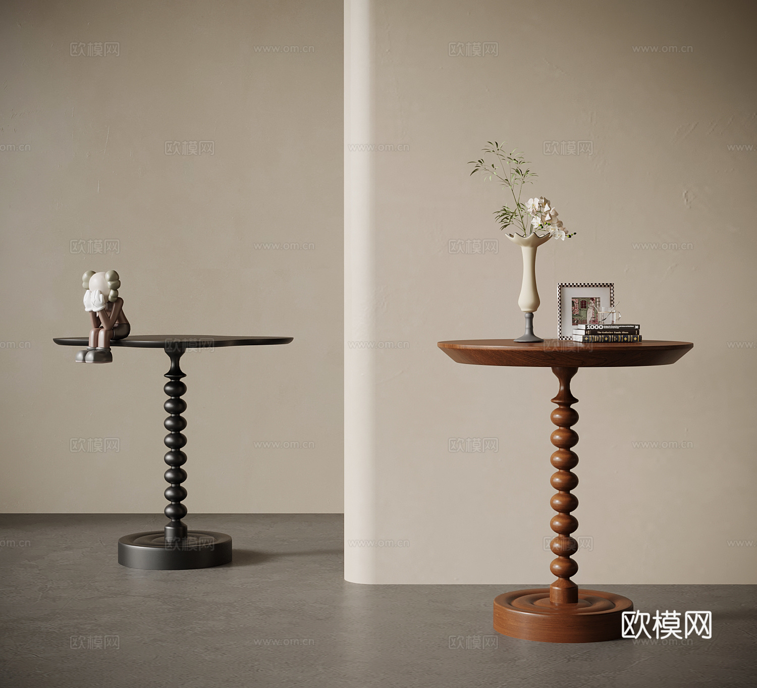 中古风边几su模型