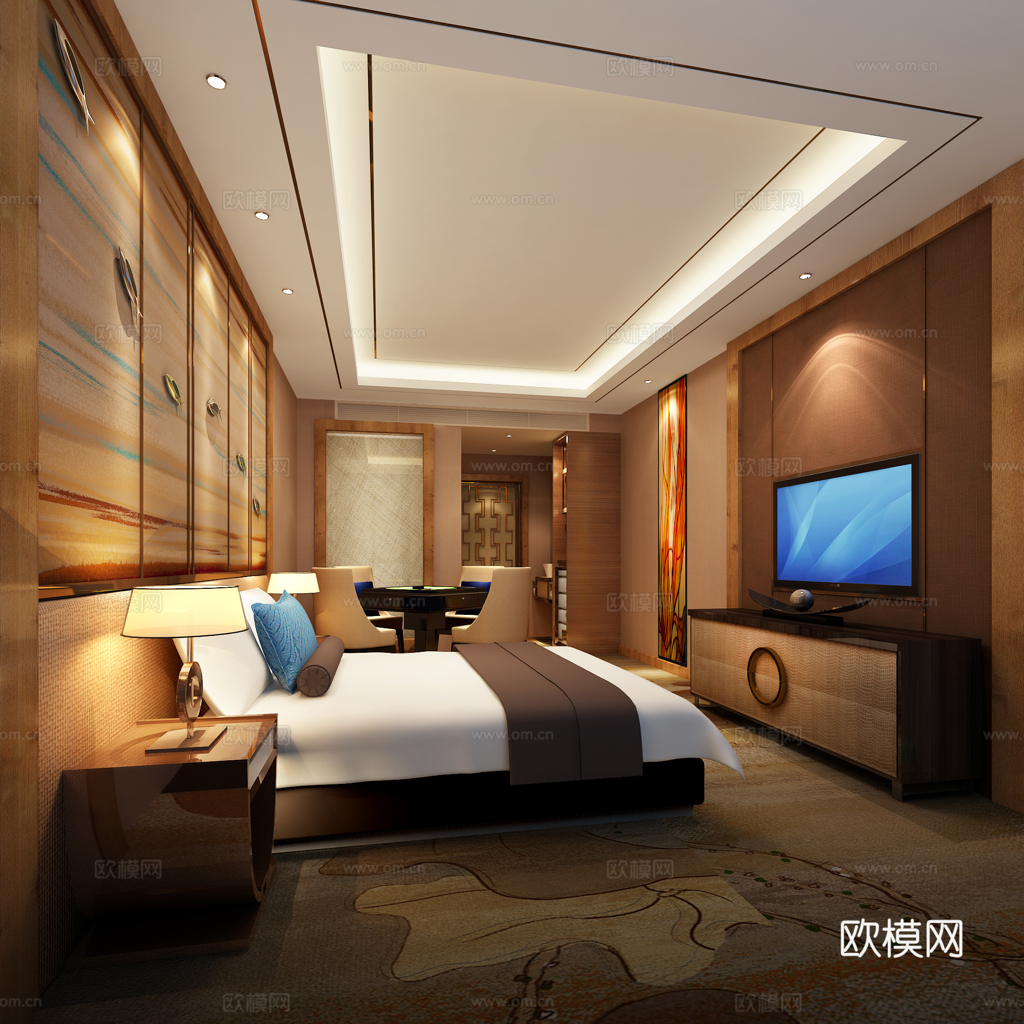 客房免费3d模型
