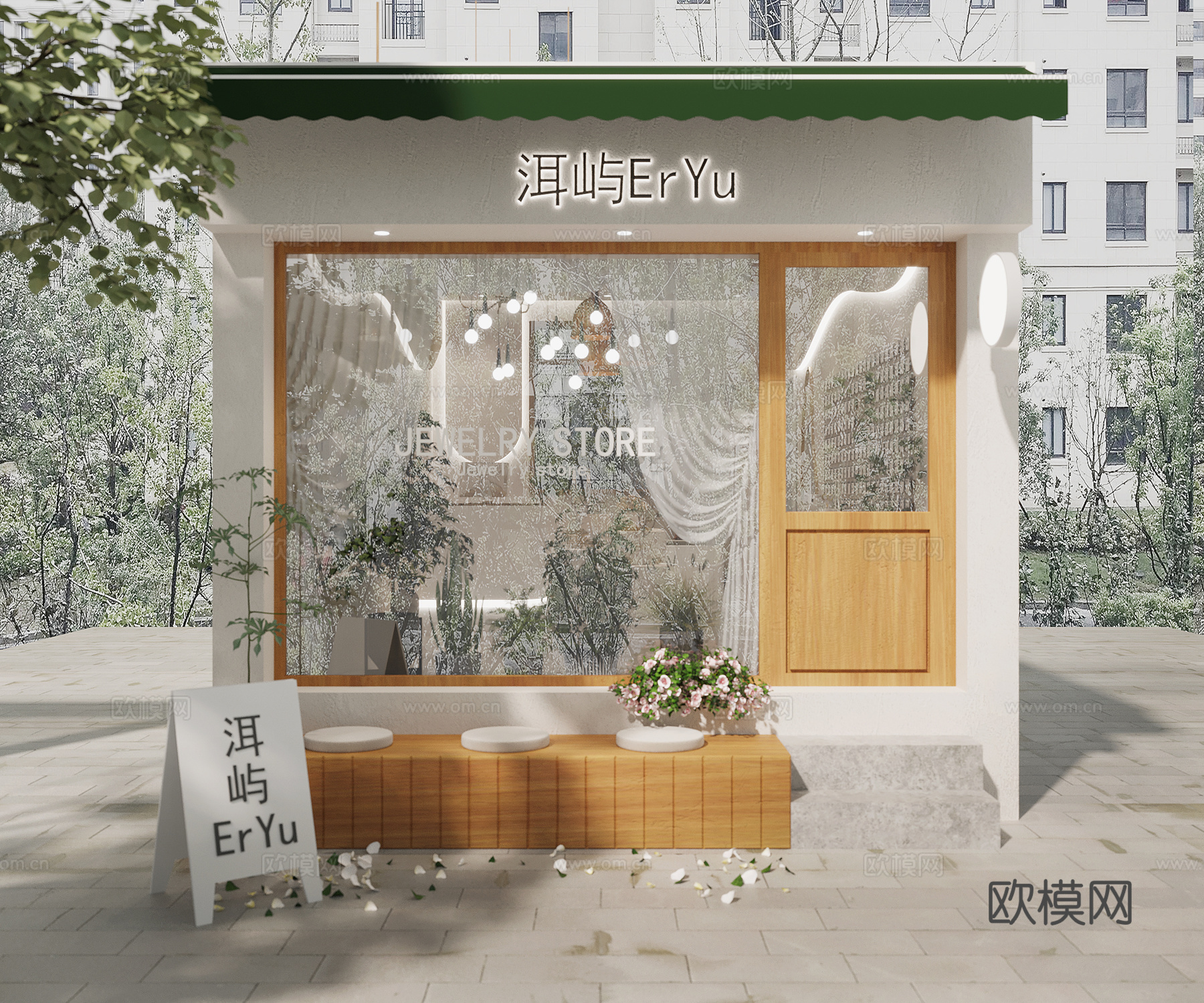 饰品店3d模型