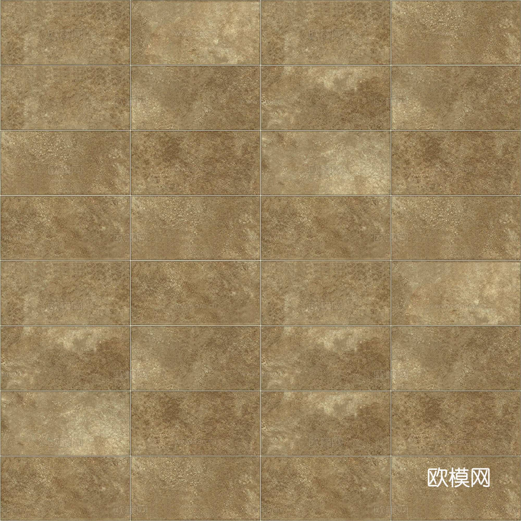 无缝棕色复古大理石瓷砖 棕色法式大理石瓷砖