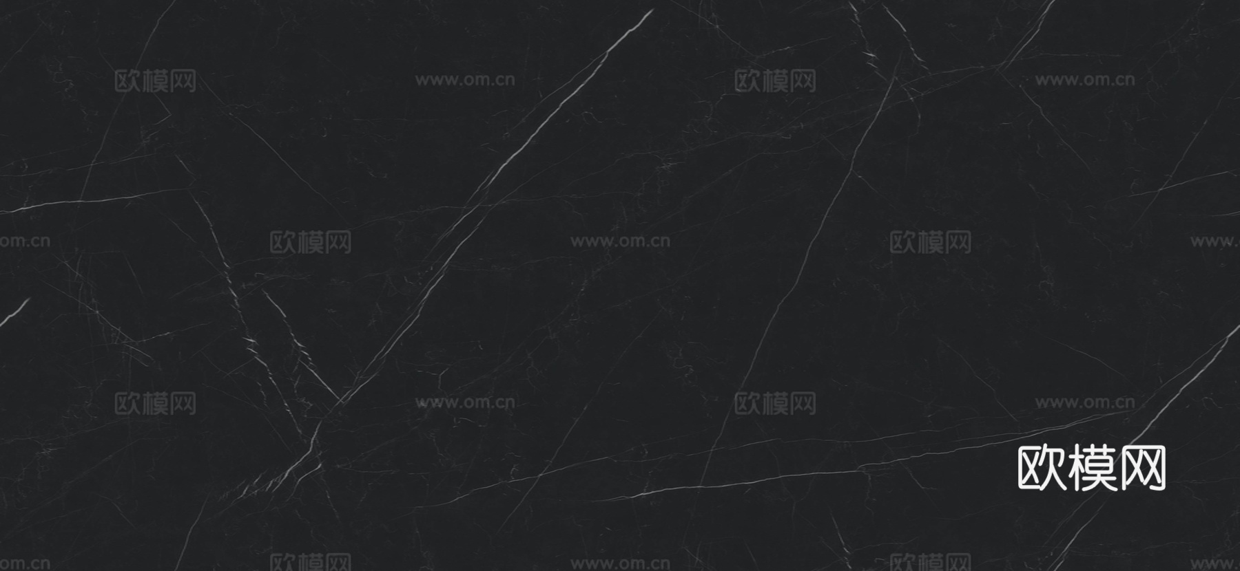 现代马尔古纳黑色无缝连纹大理石岩板