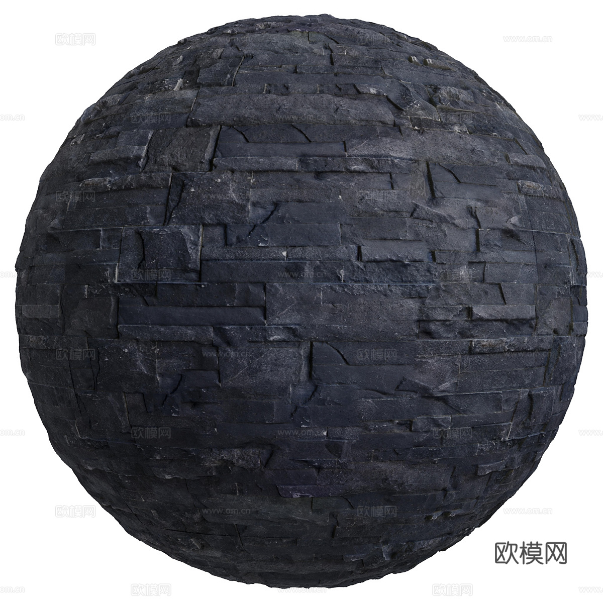 现代意式文化砖 石墙 剪刀石纹理3d模型