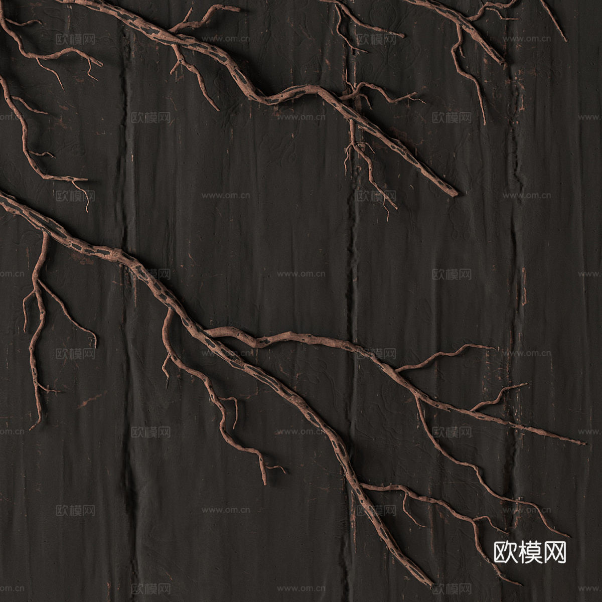 新中式装饰挂画 画框3d模型