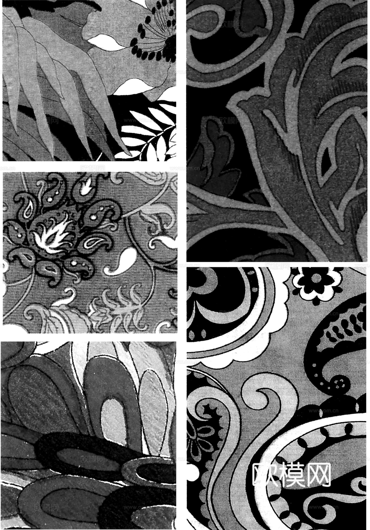 黑白凹凸  装饰花纹  古典花纹下载