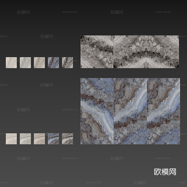 现代地砖 地砖 大理石地砖3d模型