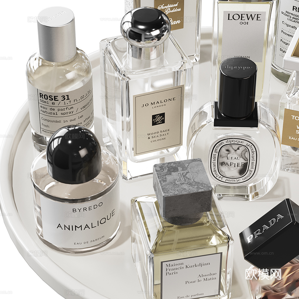 化妆品 香水3d模型下载（渲染图2）