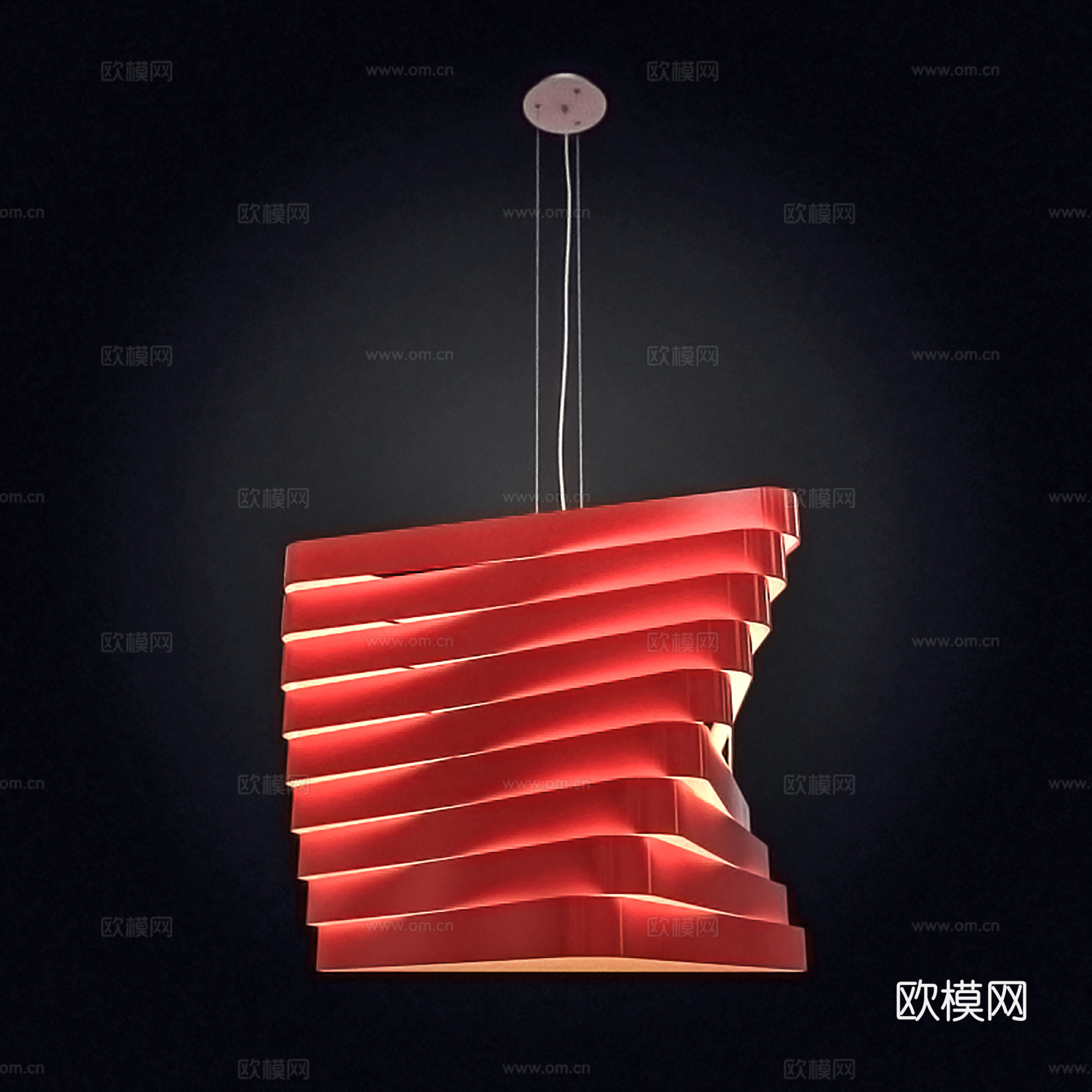 现代吊灯 异形吊灯 创意吊灯su模型