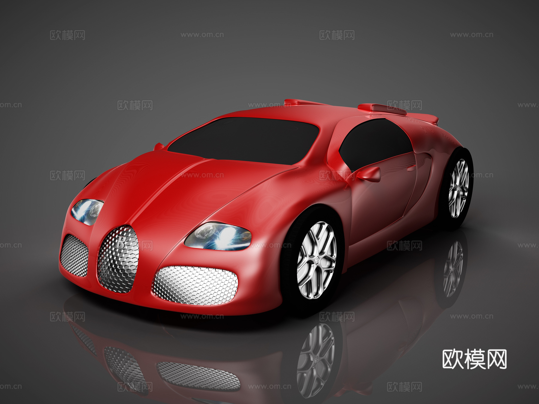 其它布加迪威龙跑车3d模型