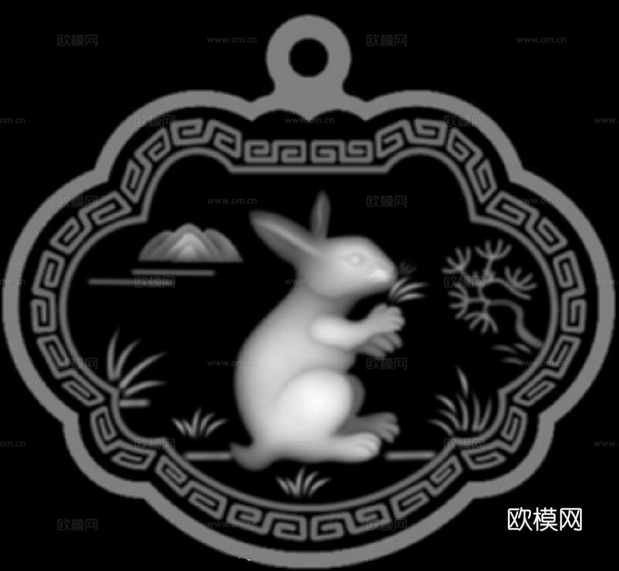 黑白凹凸  装饰花纹 浮雕下载