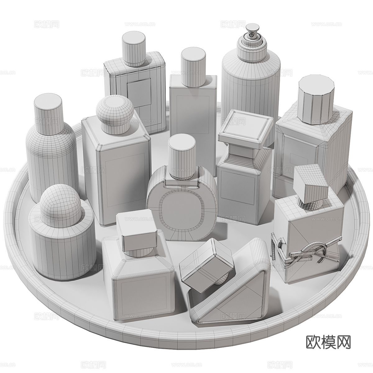 化妆品 香水3d模型下载（渲染图5）