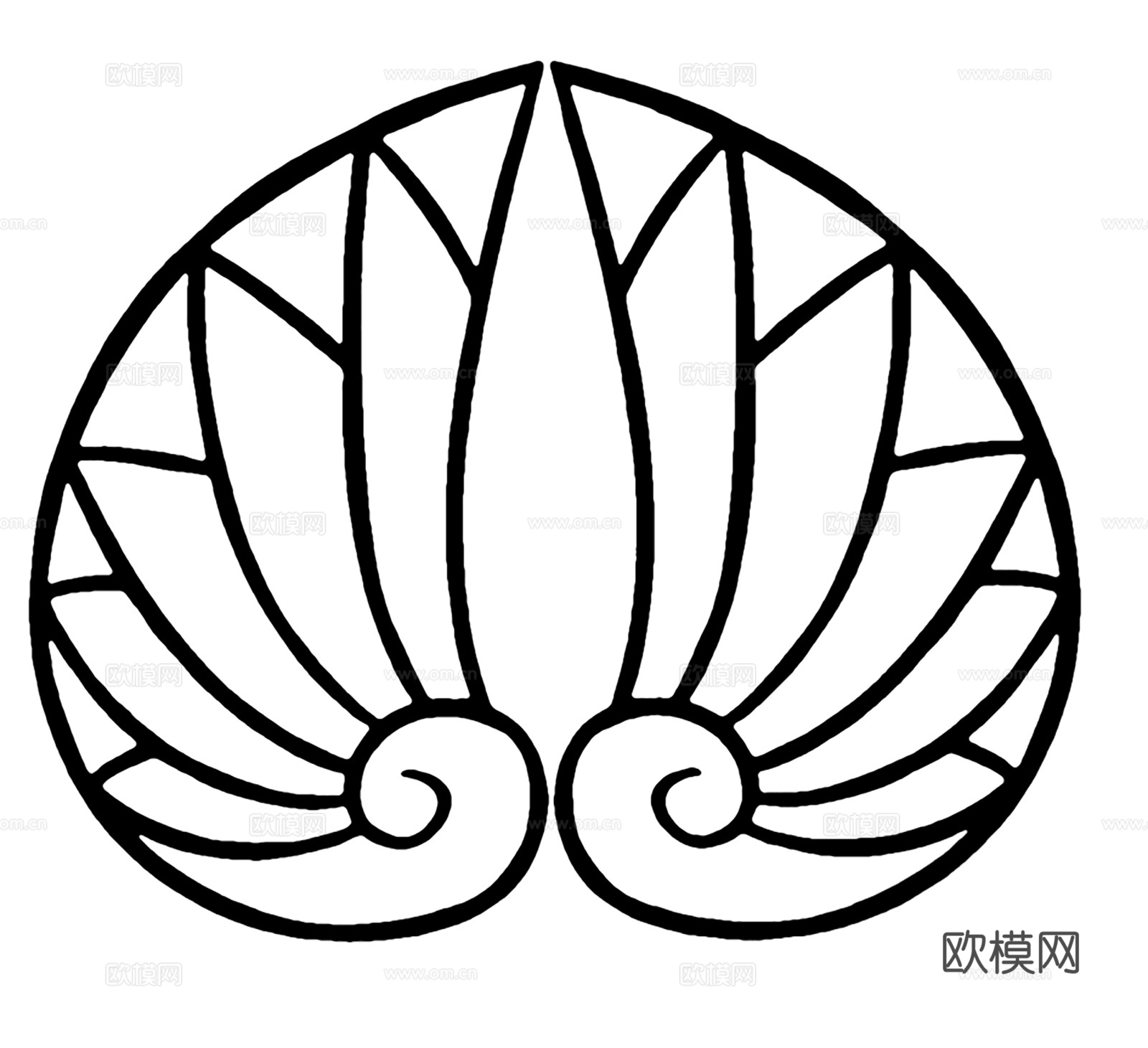 黑白凹凸