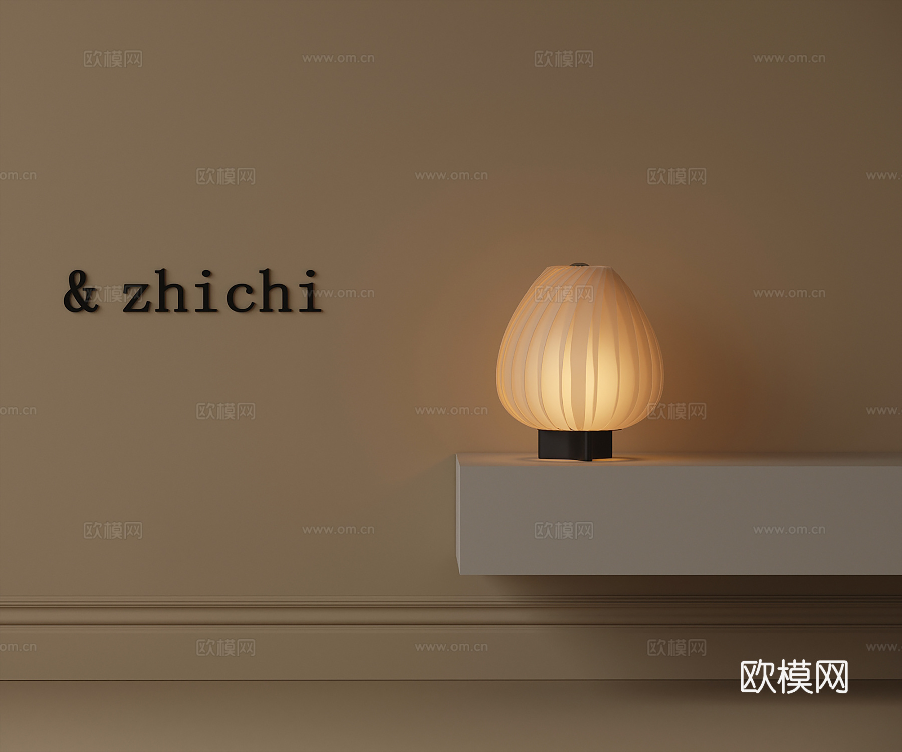 现代台灯 儿童台灯 小台灯su模型
