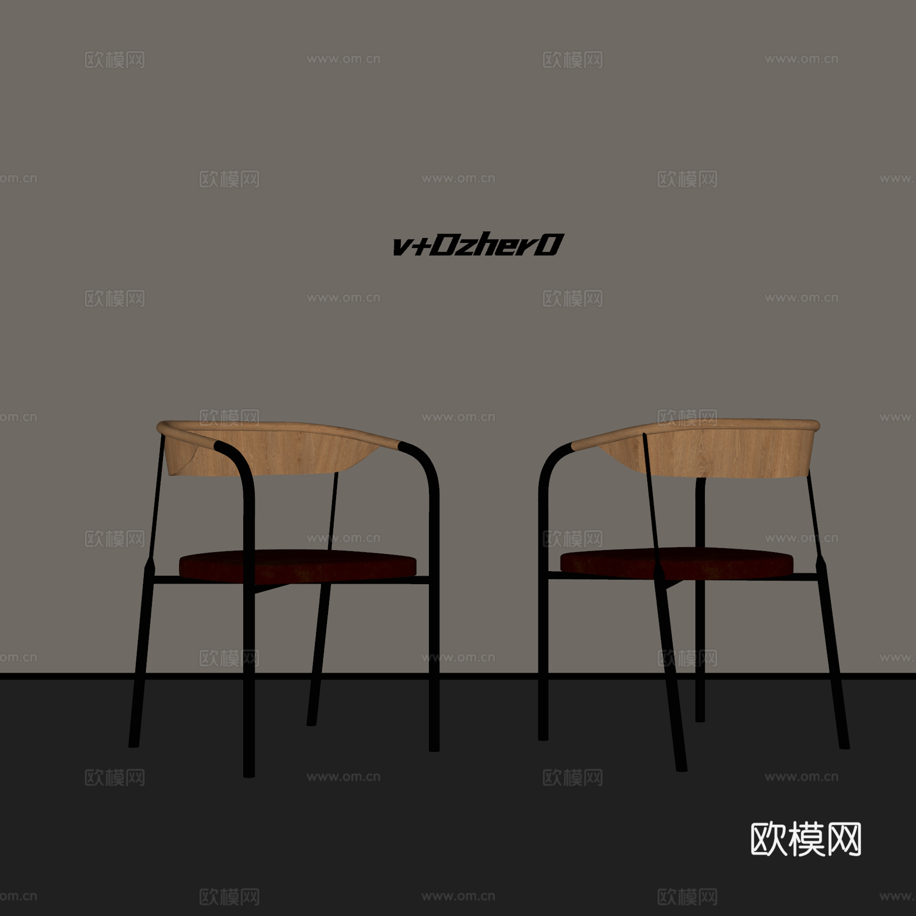 现代单椅su模型