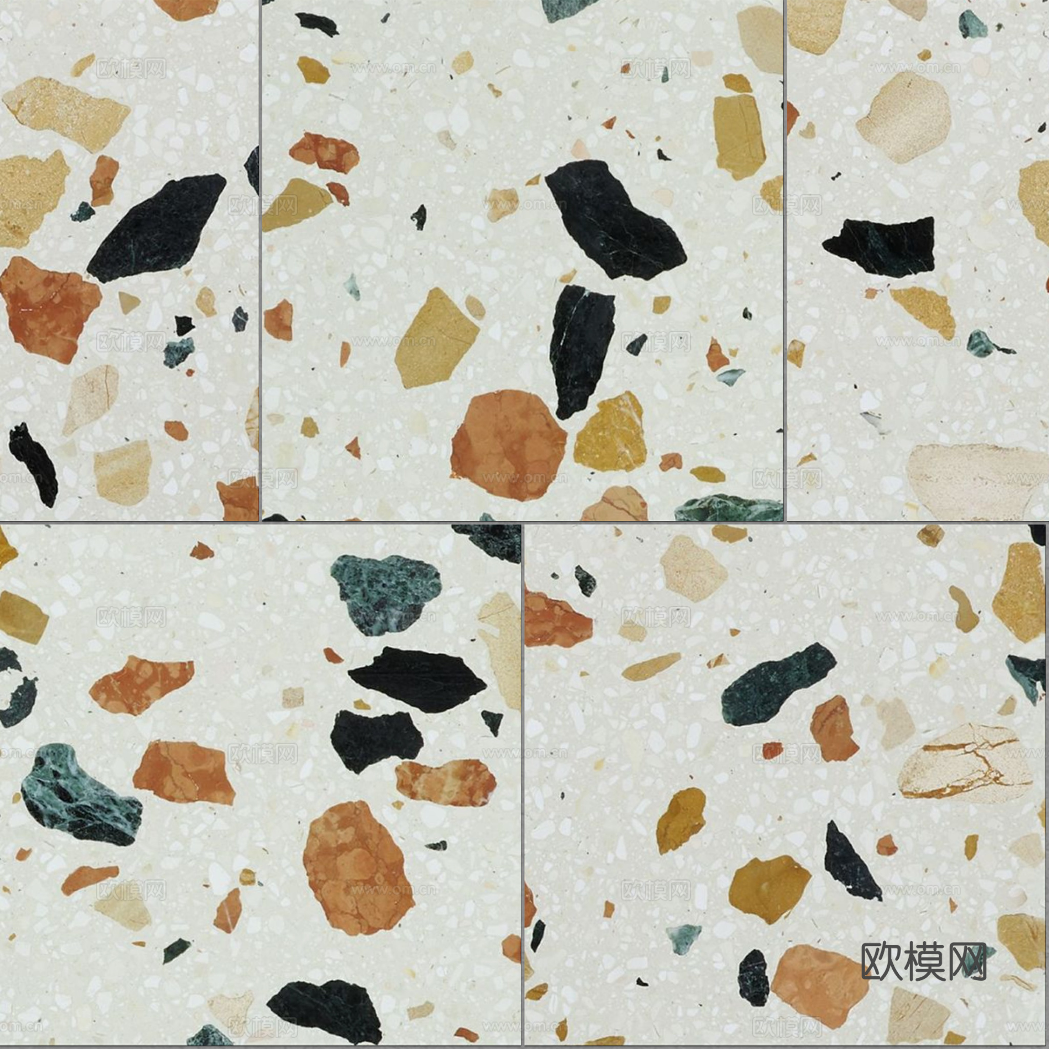 黄色常用砖水磨石