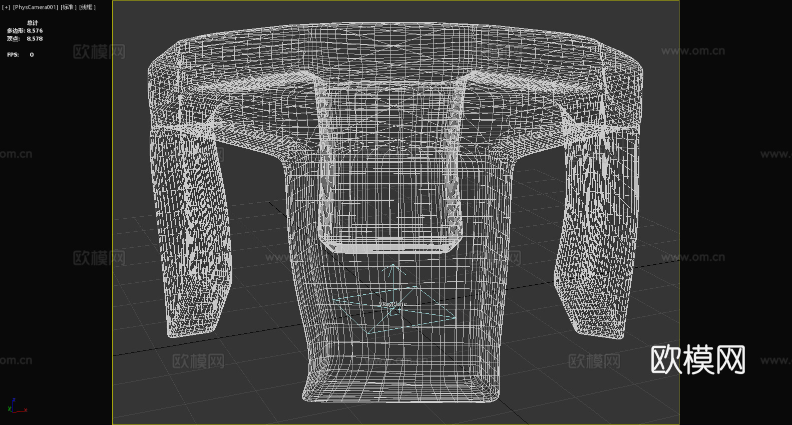 凳子 木凳 坐凳 矮凳3d模型