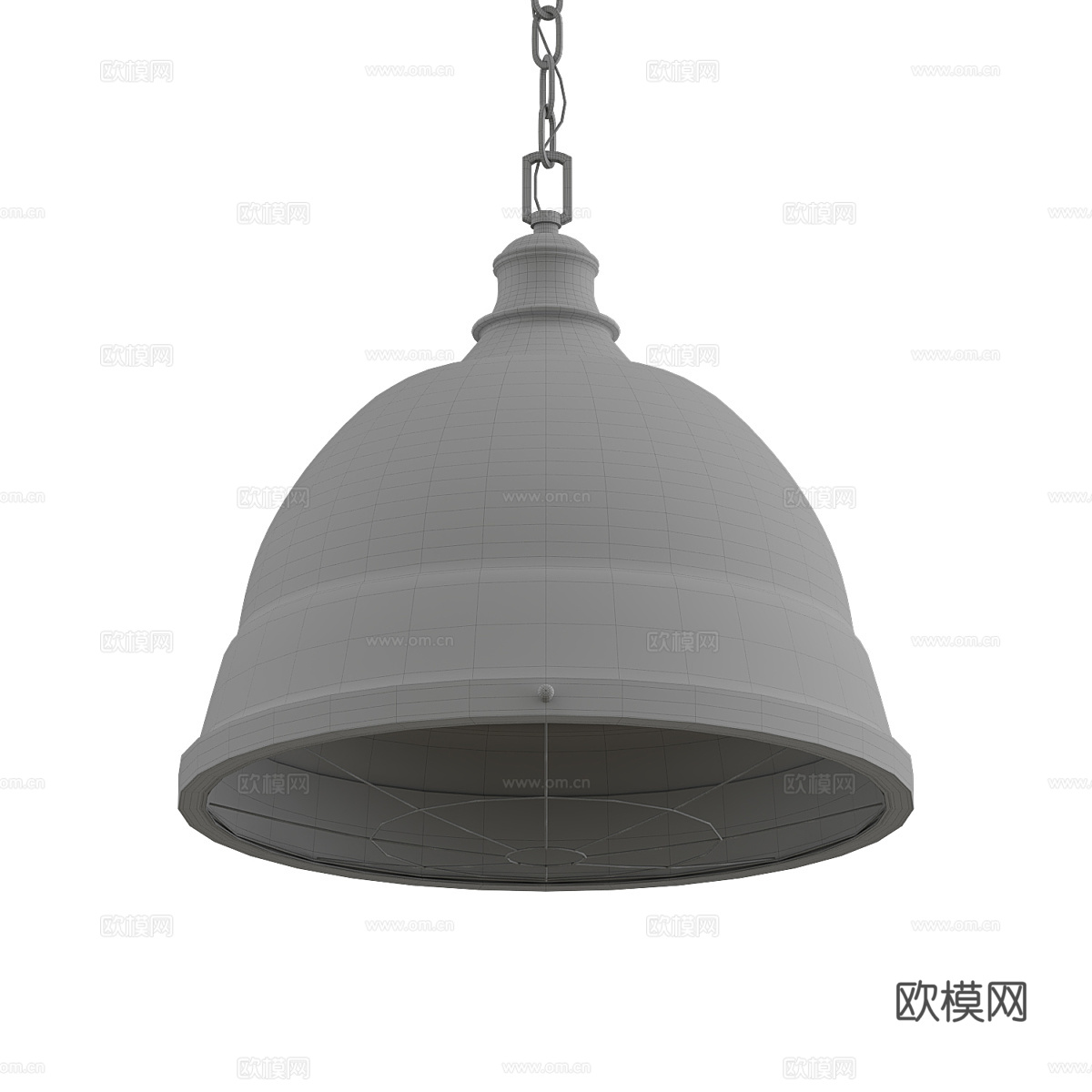 现代工业风金属装饰吊灯3d模型