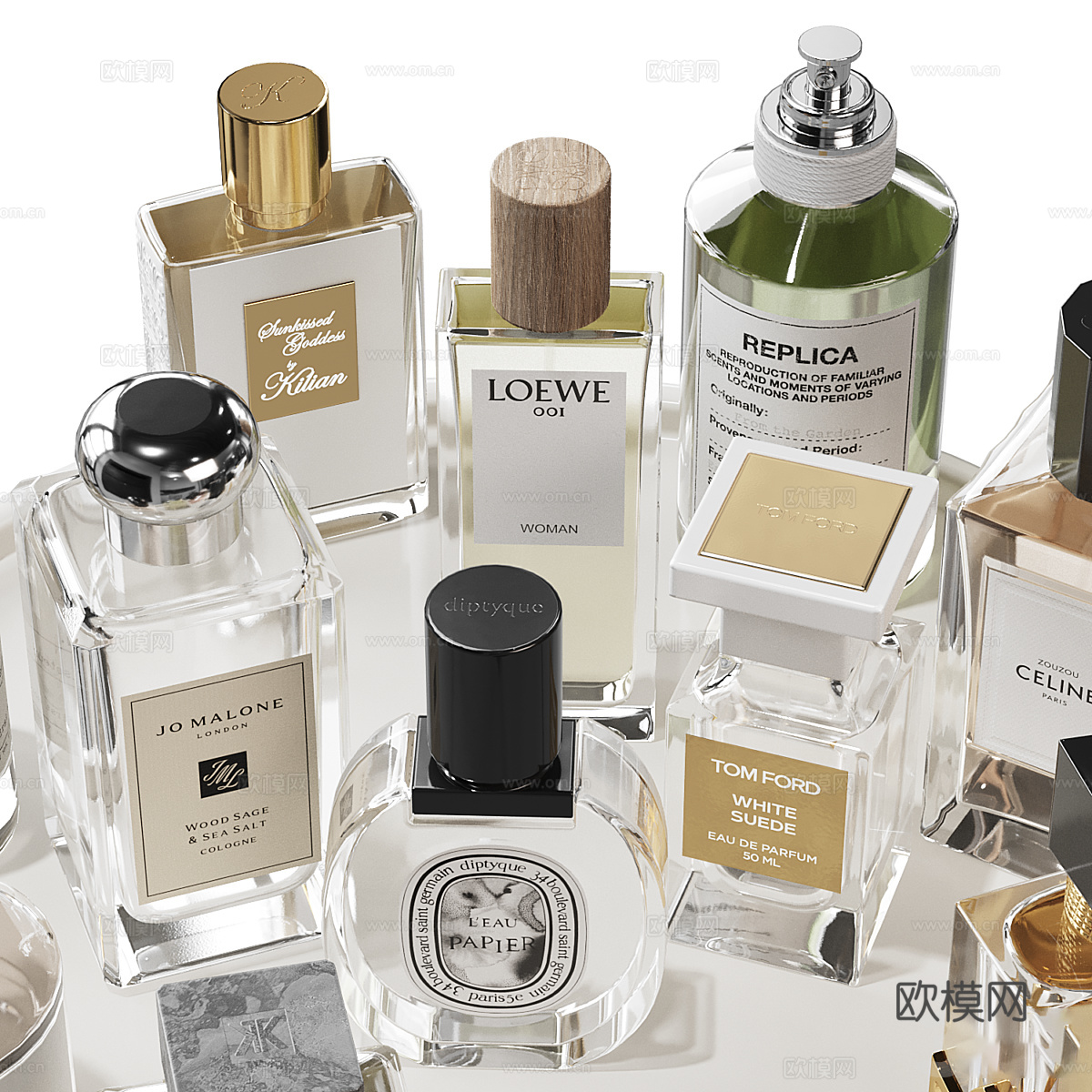 化妆品 香水3d模型下载（渲染图4）