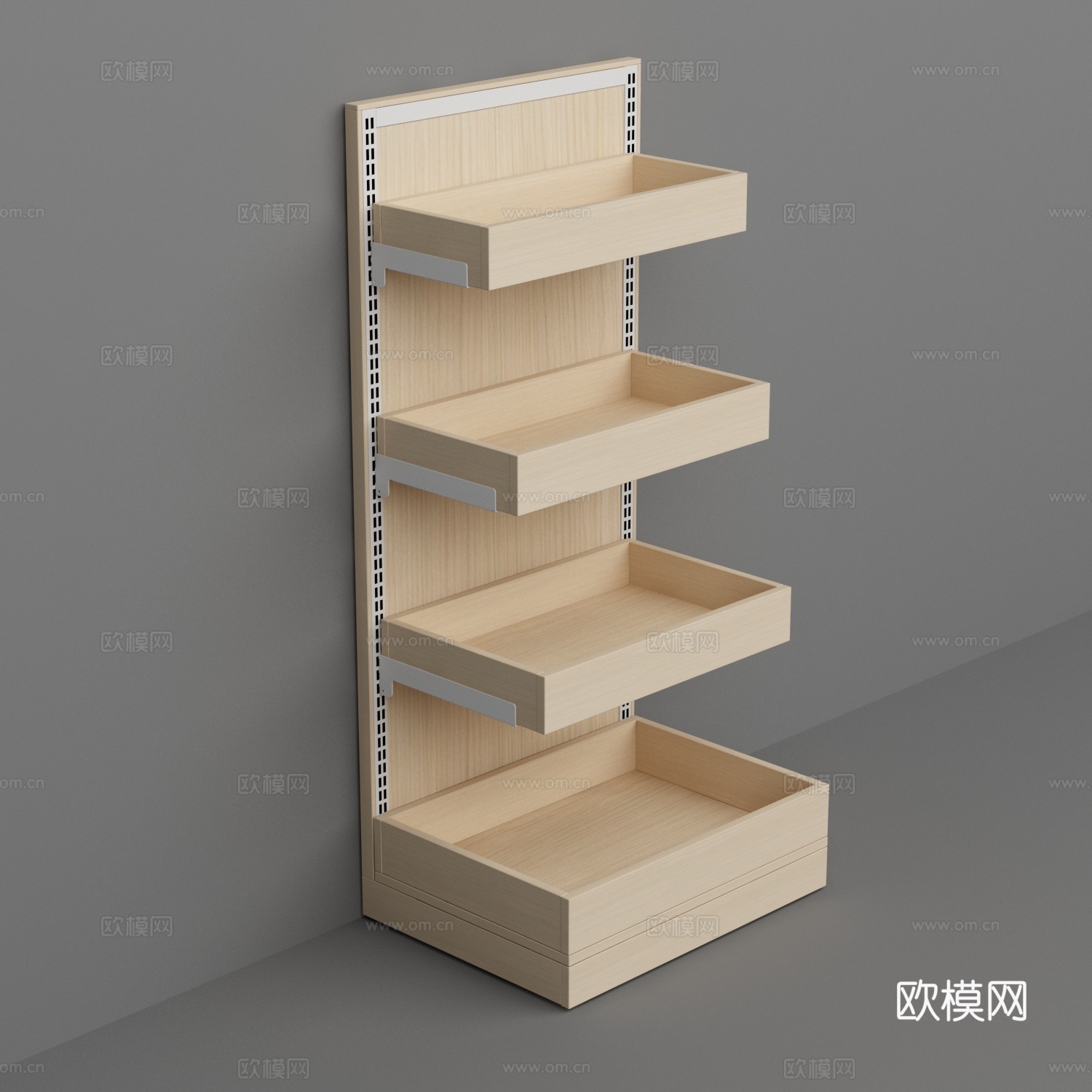 超市便利店促销架展示货架3d模型