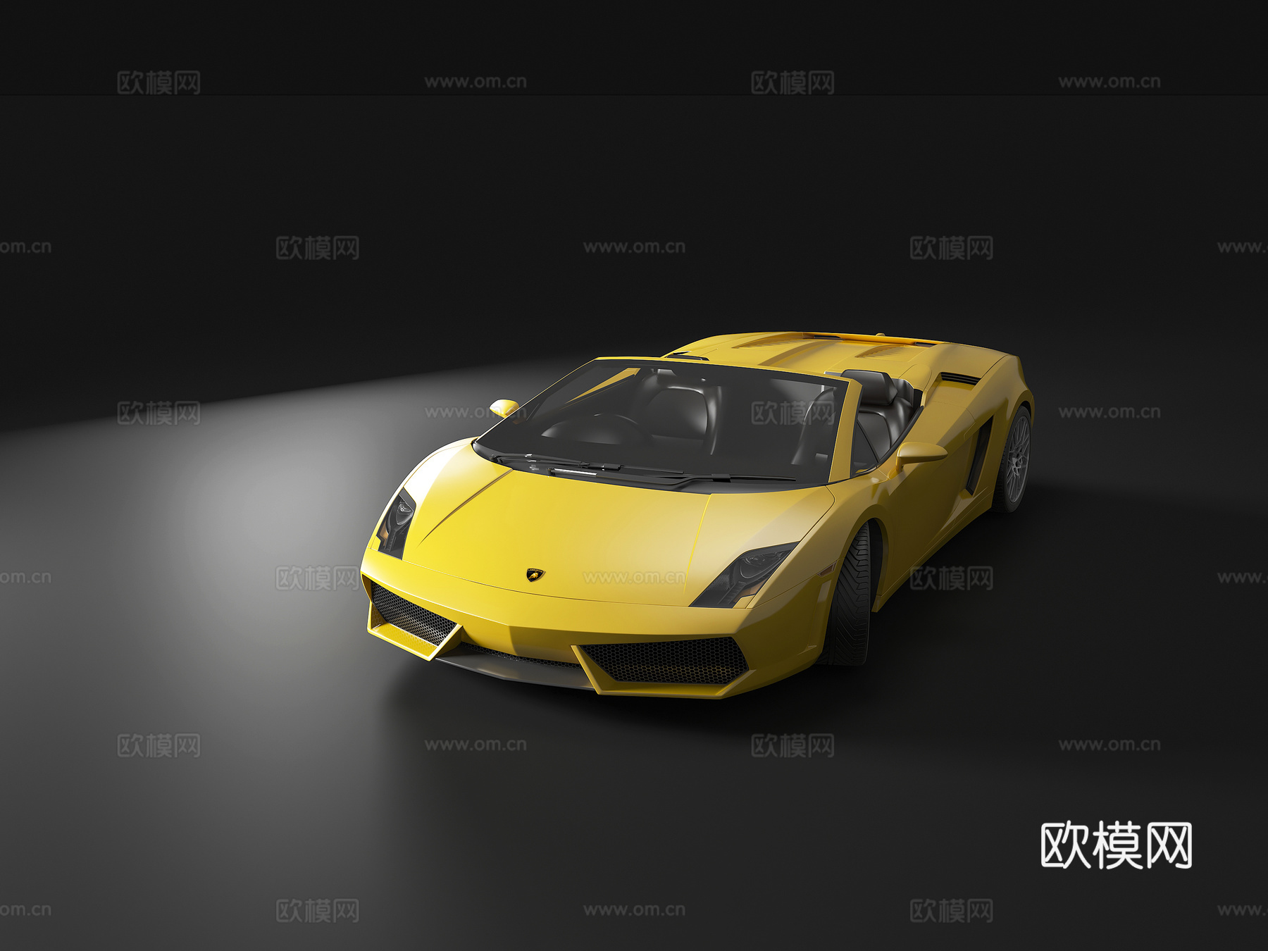 现代兰博基尼跑车3d模型