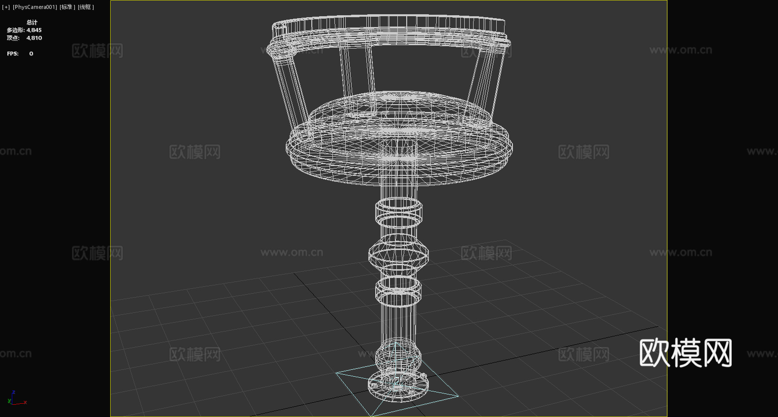 吧椅 椅子 座椅3d模型