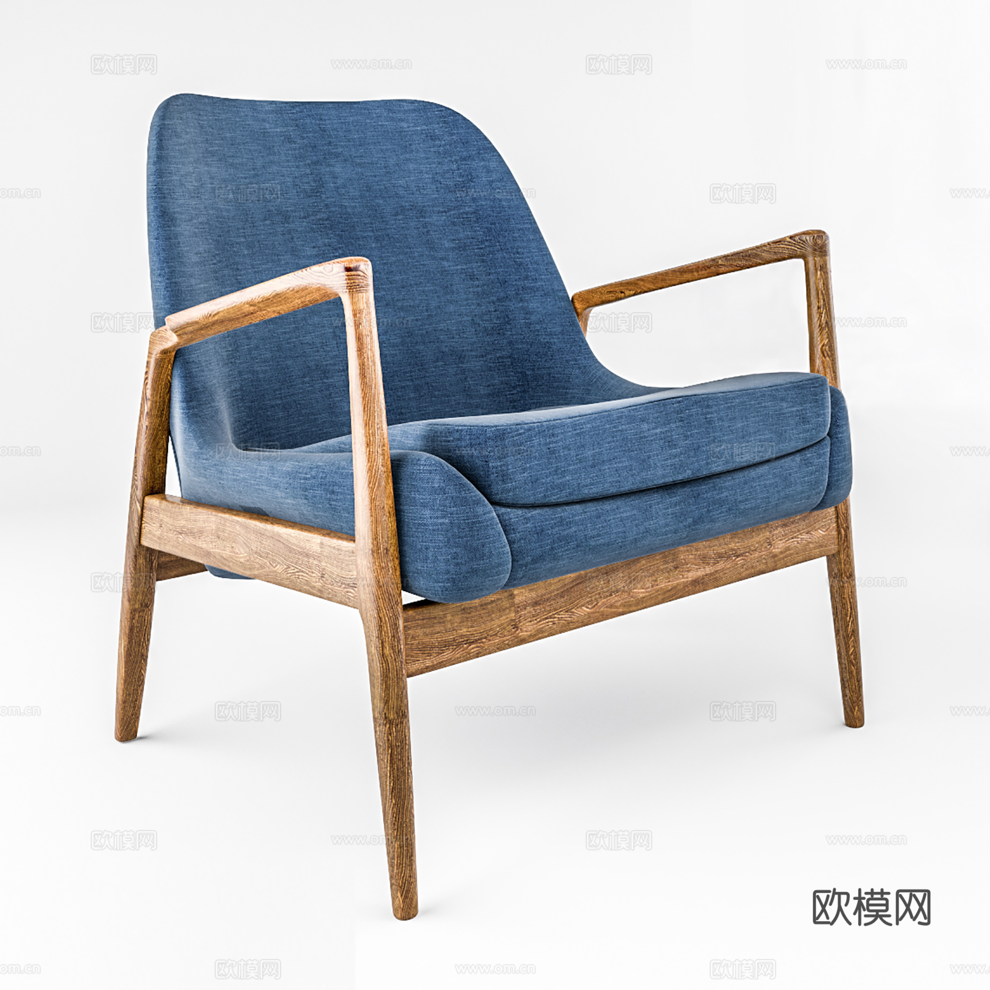 现代休闲椅 布椅餐椅 书椅单椅su模型