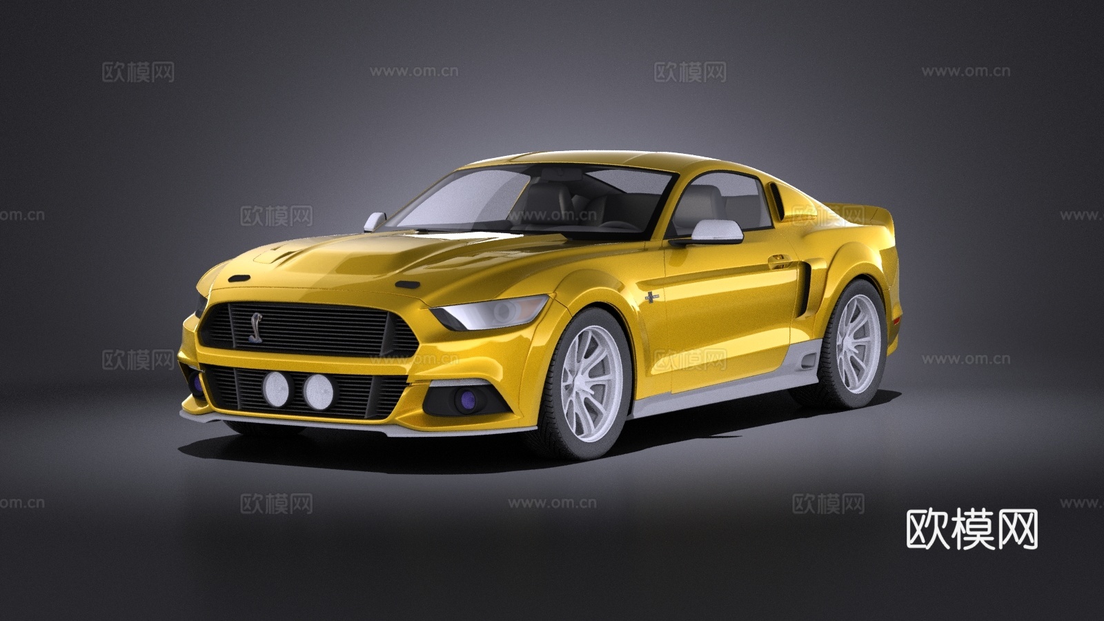 跑车 福特野马 兰博基尼 保时捷 法拉利3d模型